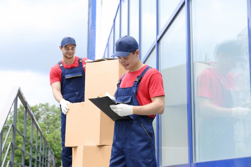 Removals van service for homes in Queens Park