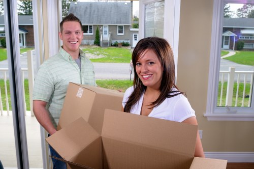 House movers planning a local move in Queens Park