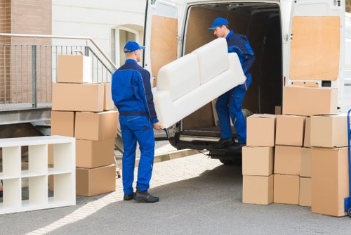 Team reviewing modern slavery compliance in removal services