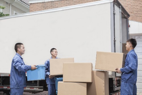 Careful furniture handling during a local house move
