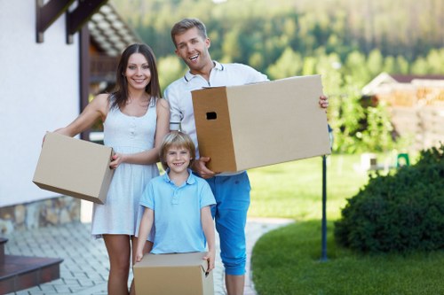 Commercial moving service for offices near Queens Park
