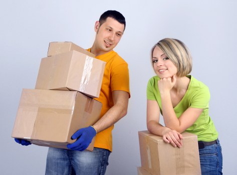 Moving day in a Queens Park residential street